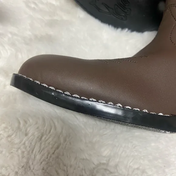 Durango Kids brown cowboy boots size 3