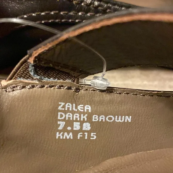 Earthies Zalea Mary Jane Comfort Shoes Dark Brown Size 7.5
