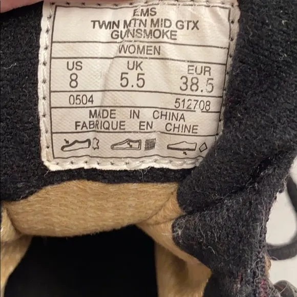 Eastern Mountain Sports Twin Mtn Mid GTX Gunsmoke mid hiking boots