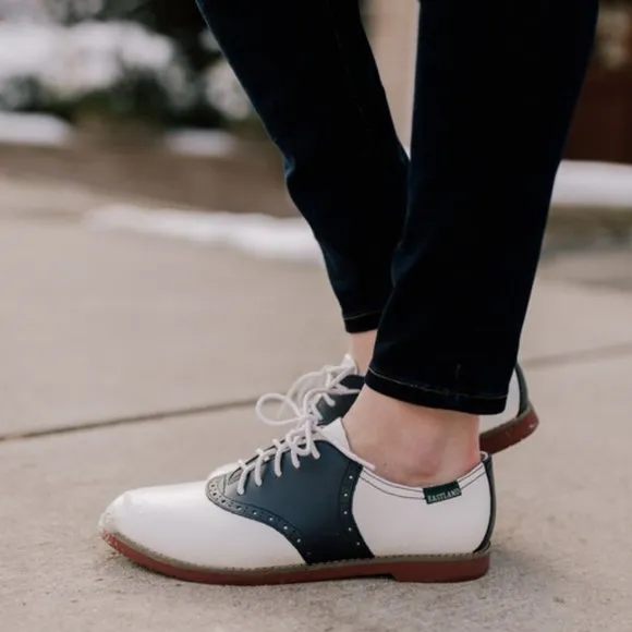 EASTLAND Leather Memory Foam Lace Up Oxfords Shoes