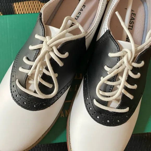 EASTLAND Leather Memory Foam Lace Up Oxfords Shoes