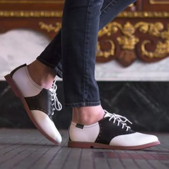 EASTLAND Leather Memory Foam Lace Up Oxfords Shoes