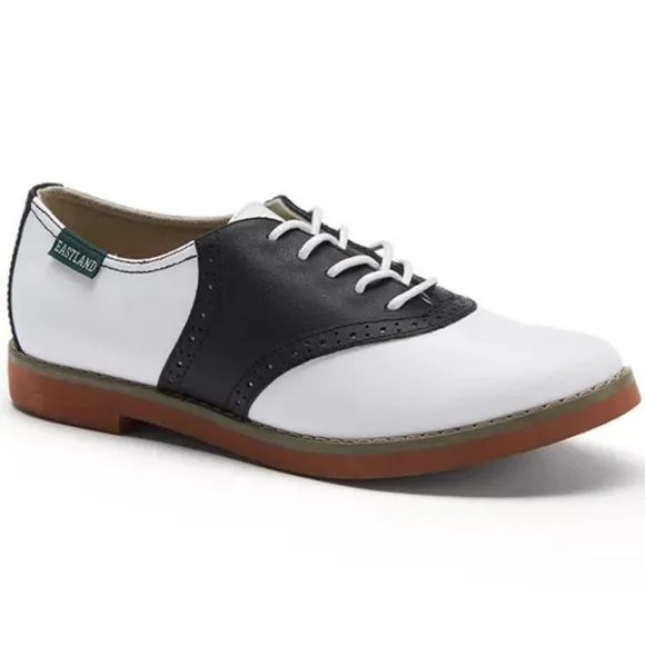 EASTLAND Leather Memory Foam Lace Up Oxfords Shoes