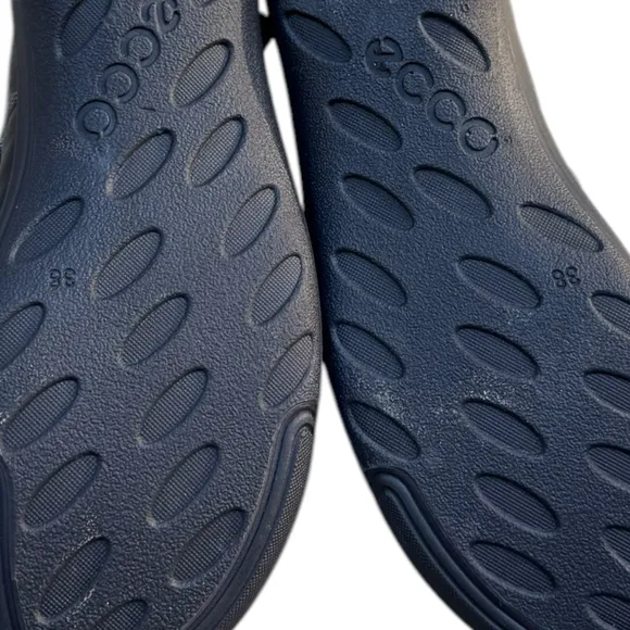 ECCO Black Leather Comfort Mary Jane Shoes Size 38 | Orthopedic Walking 7.5