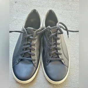 ECCO Black Leather Men's Sneakers/ZIZE 8.5