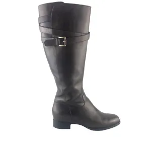 Ecco Fashion Brown Zipper Tall Boots Women Size EU 37 ($)3864