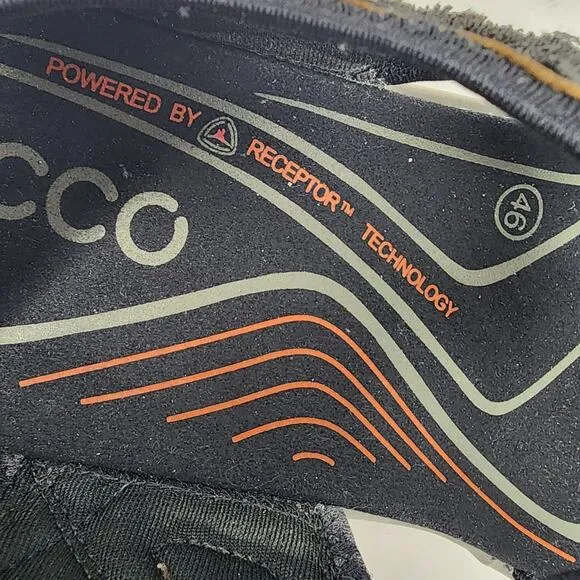 ECCO Hiking Sandal Men 12 Offroad Brown Nubuck Leather Comfort Shoes 06956456401