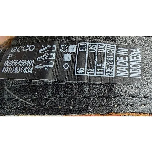 ECCO Hiking Sandal Men 12 Offroad Brown Nubuck Leather Comfort Shoes 06956456401