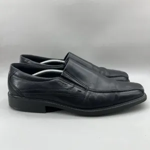 ECCO New Jersey Loafers Men's Size 13-13.5 US, 47 EU Black Leather Slip On Shoes