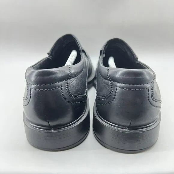 ECCO New Jersey Loafers Men's Size 13-13.5 US, 47 EU Black Leather Slip On Shoes