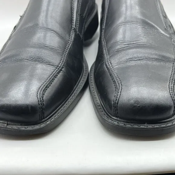 ECCO New Jersey Loafers Men's Size 13-13.5 US, 47 EU Black Leather Slip On Shoes