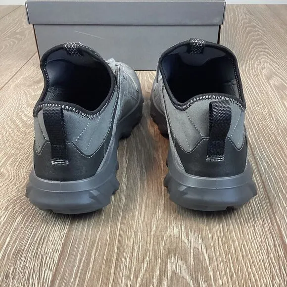 Ecco NEW MX Sneakers Shoes Gray Suede Leather Mens Size EU 43‎ US 11-11.5 Hiking