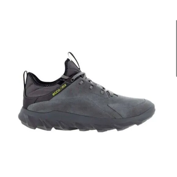 Ecco NEW MX Sneakers Shoes Gray Suede Leather Mens Size EU 43‎ US 11-11.5 Hiking