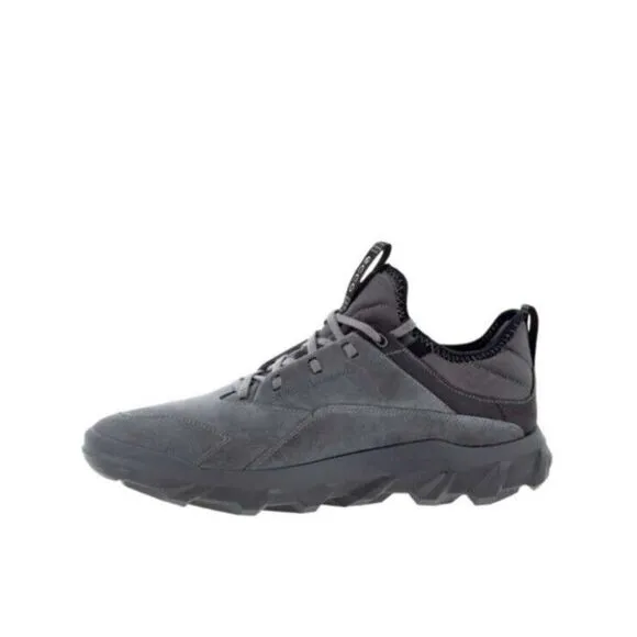 Ecco NEW MX Sneakers Shoes Gray Suede Leather Mens Size EU 43‎ US 11-11.5 Hiking