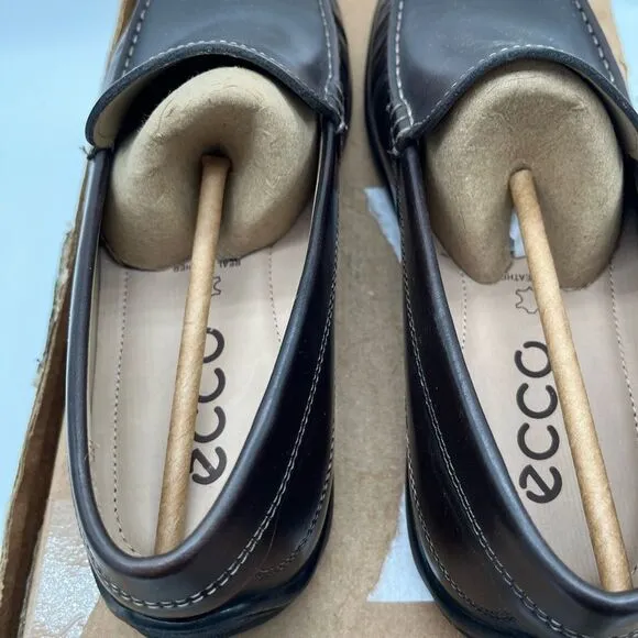ECCO Reciprico Moccasin Dress Shoes Coffee Men's 6