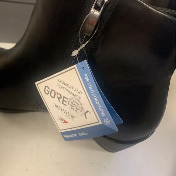 ECCO Sculptured 45 Women's Leather Ankle Boot, US Size 7-7.5, Black
