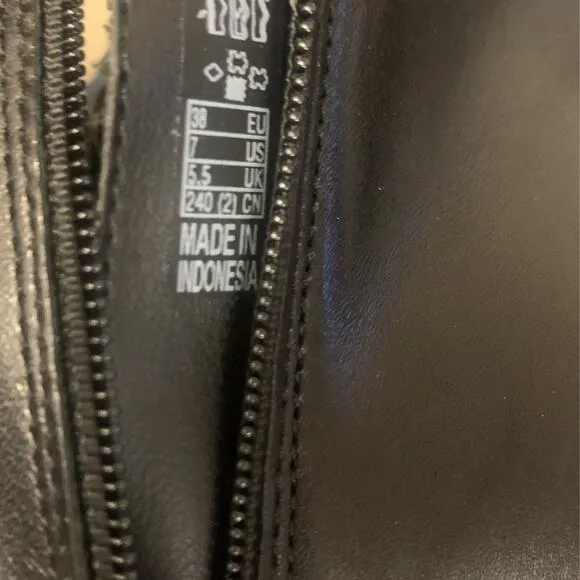 ECCO Sculptured 45 Women's Leather Ankle Boot, US Size 7-7.5, Black