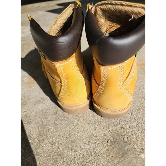 Eddie Bauer Timberland Style Rick Tan Hiking Boots Sz 10.5