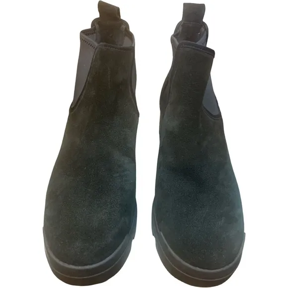 Eileen Fisher Women’s Size 10 Splash Waterproof Suede Bootie Black Boots