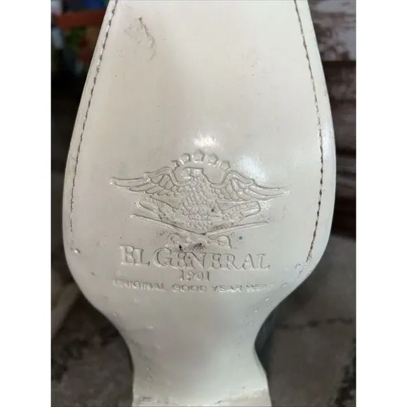 El General 1901 Cowboy Boots leather embossed print Gray Glitter White Size 9.5