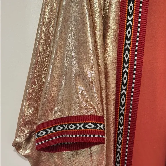 Elegant Gold Kimono Robe