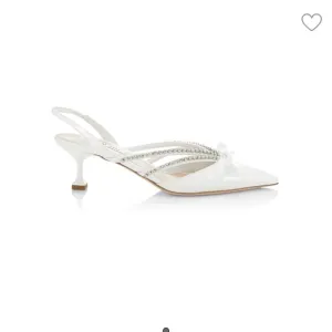 Elegant White Slingback Heels