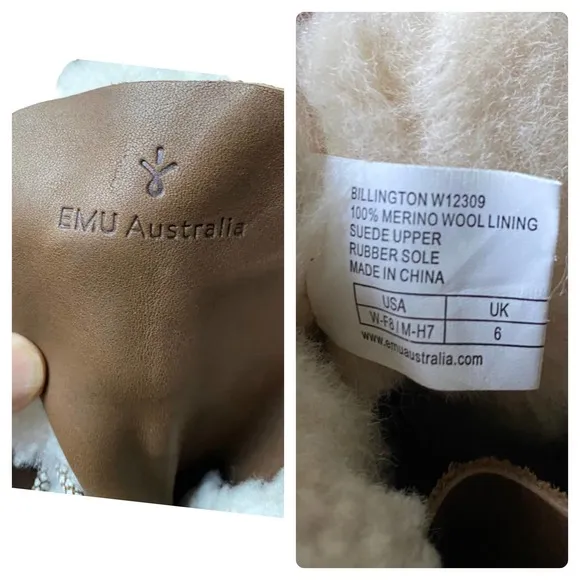 EMU Australia Billington Boots Women's 8 OAK Color