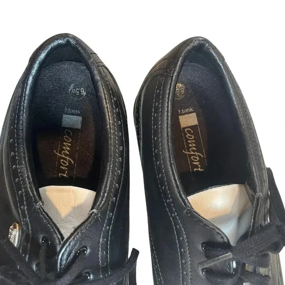 Etonic Comfort Golf Athletic Shoes Size 6.5 Wide Leather Lace Up Golfing Sport