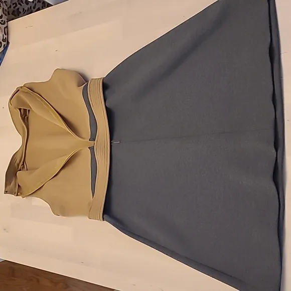 EUC 1950s/60s Cabot Vintage 100% Pure Virgin Wool Belted Dress Set
