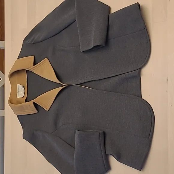 EUC 1950s/60s Cabot Vintage 100% Pure Virgin Wool Belted Dress Set