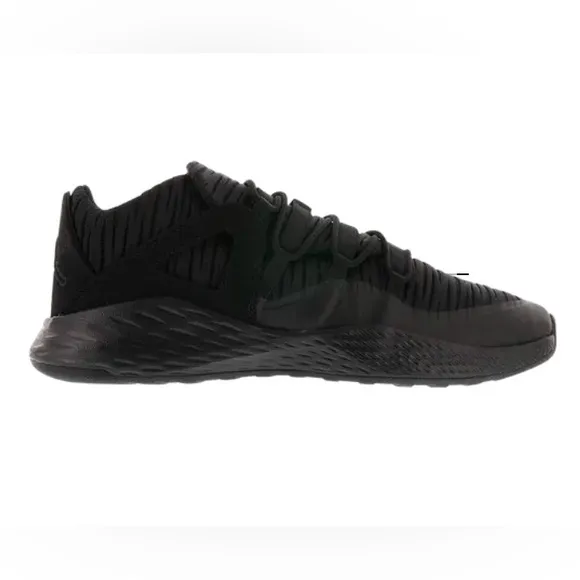 EUC [Jordan] Formula 23 Low All Black Mesh Fabric Athletic Sneakers Men’s Sz 11