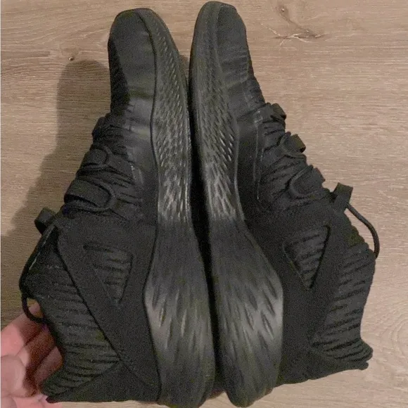 EUC [Jordan] Formula 23 Low All Black Mesh Fabric Athletic Sneakers Men’s Sz 11
