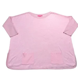 {EUC Lilly Pulitzer Cobo Sweater Size X-Large in Heathered Pink Tropics Tint}