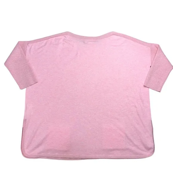 {EUC Lilly Pulitzer Cobo Sweater Size X-Large in Heathered Pink Tropics Tint}