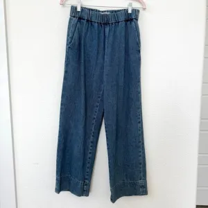 EVERLANE The Easy Jean Organic Cotton Pull-On Denim Pants Size 4 Scandi Relaxed