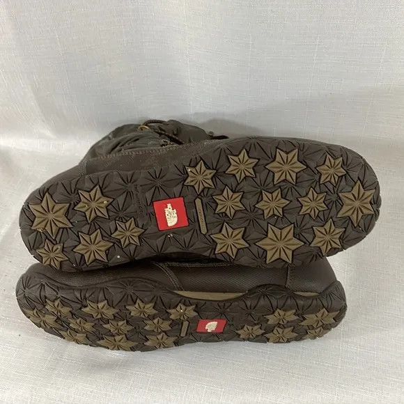 F515 The North Face Brown Ice Queen Puffer Lightweight Boots