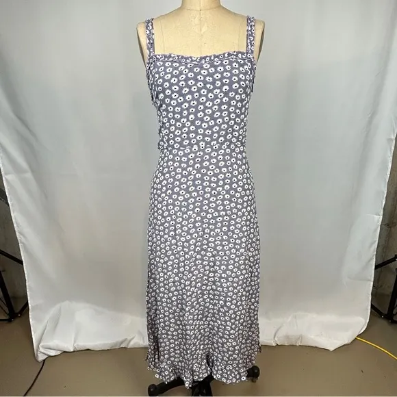 Faithfull the Brand x Anthropologie Noemie Danica Midi Dress Flora Size Medium 6