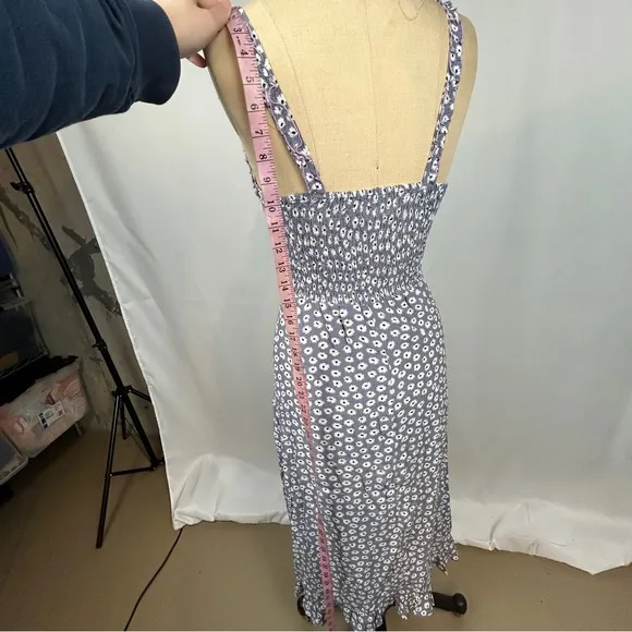 Faithfull the Brand x Anthropologie Noemie Danica Midi Dress Flora Size Medium 6