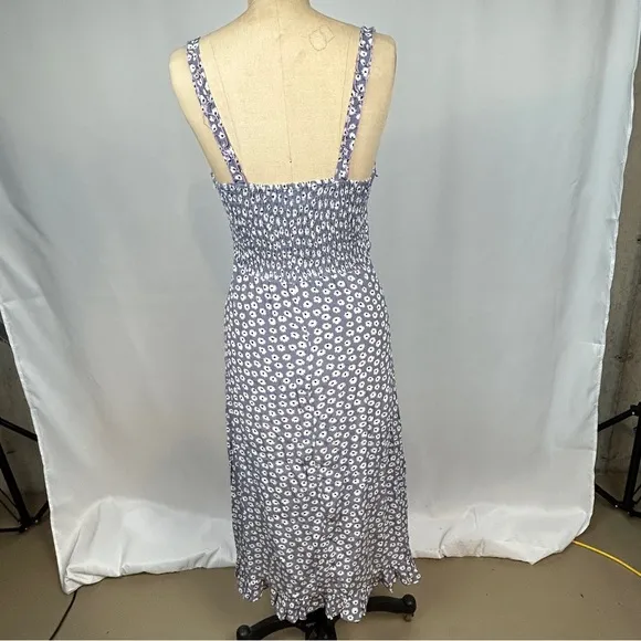 Faithfull the Brand x Anthropologie Noemie Danica Midi Dress Flora Size Medium 6