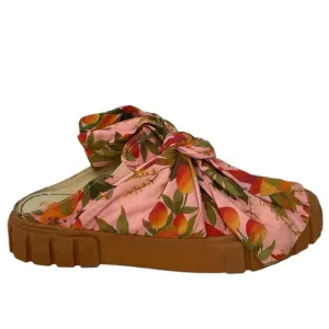 FARM RIO Sneakers Shoes Mules Summer Dream Pink Peaches Size 8.5