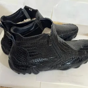 Fashion Nova Black Textured Boots
