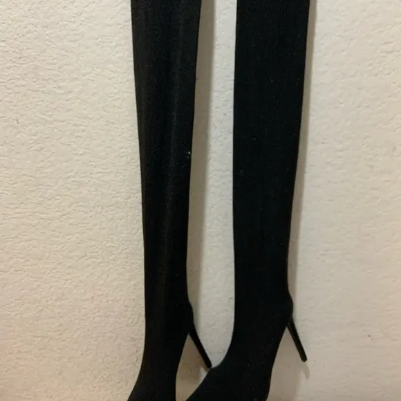 Fashion nova Stiletto pants boots Valentina size 8.5