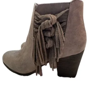 Fergalicious Womens Clover Closed Toe Ankle Fashion Boots Size 7.5 Zip Closure