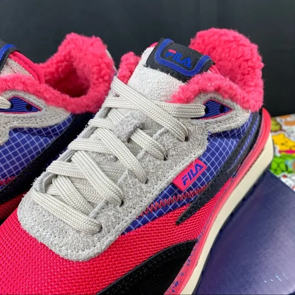 Fila Renno Hot Pink Fur Size 7 Womens
