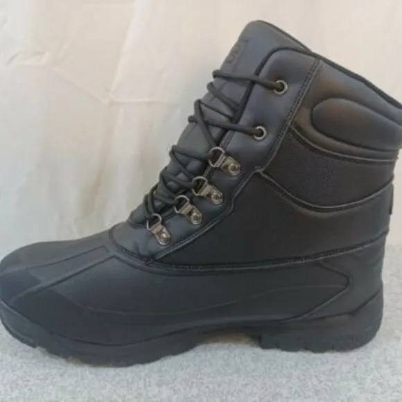 Fila Weathertech Mens Extreme Waterproof Duck Boots Black 1SH40270-976 NEW Sz 7