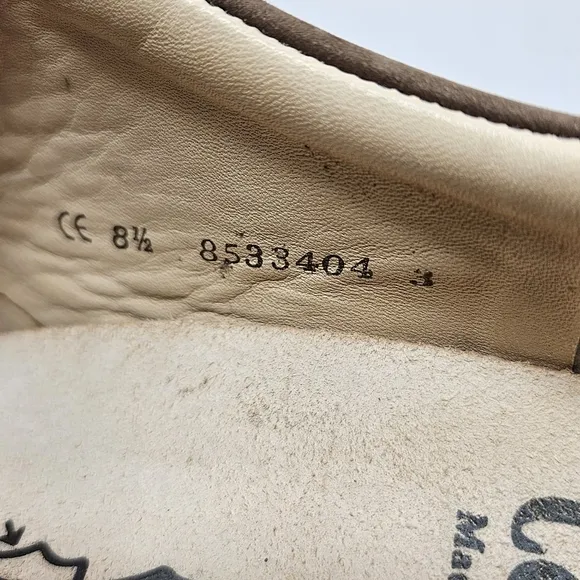 Finn Comfort Mens Shoes Sz 8.5W Brown Leather Lace Up Casual Comfort