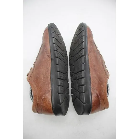 Finn Comfort Syracuse Men's  UK 8 Brown Leather Comfort Walking Shoes Lace Up
