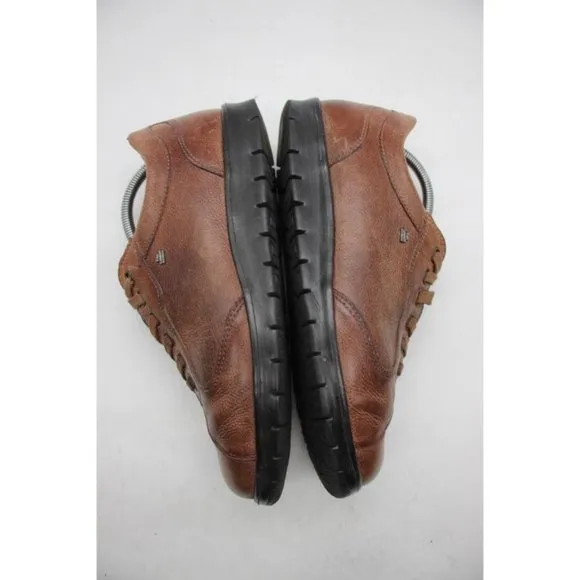 Finn Comfort Syracuse Men's  UK 8 Brown Leather Comfort Walking Shoes Lace Up