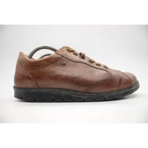 Finn Comfort Syracuse Men's  UK 8 Brown Leather Comfort Walking Shoes Lace Up