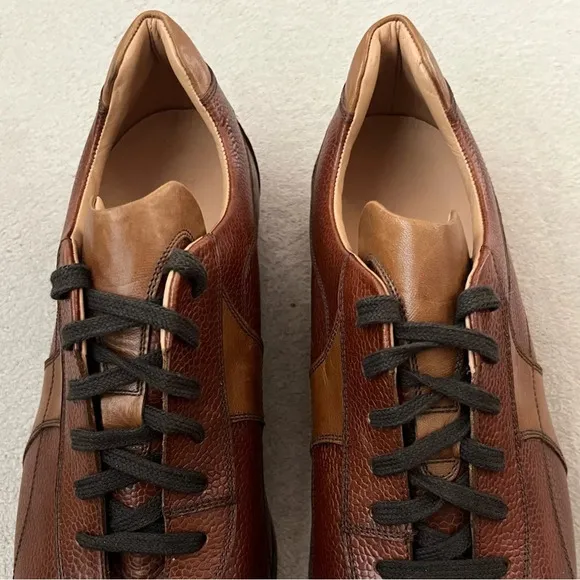 Finsbury “Sport City” Golf Oxfords Shoes-Brown Leather-Men's 10-RARE-NEW